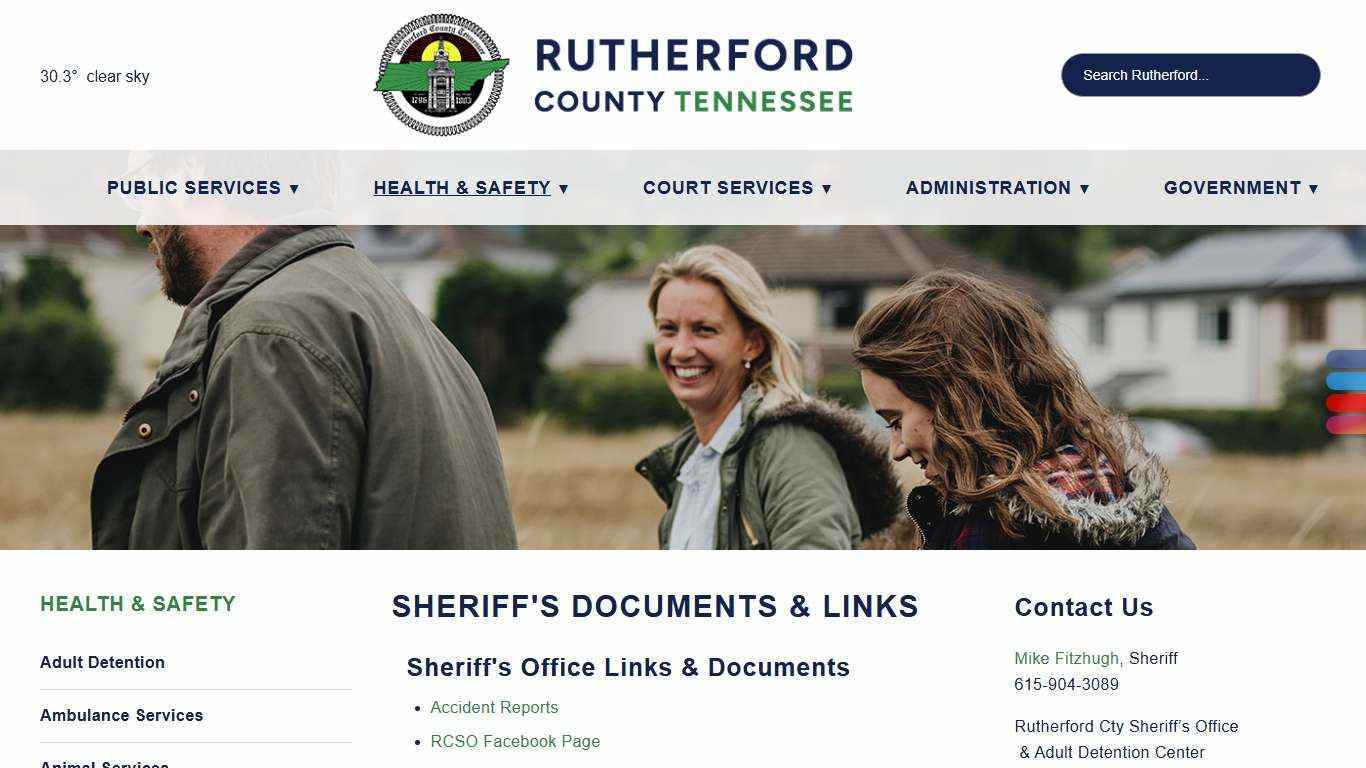 Sheriff's Doucments & Links - Rutherford County, TN