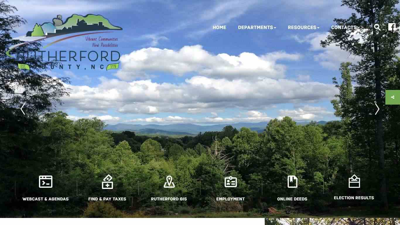 Welcome to Rutherford County, North Carolina